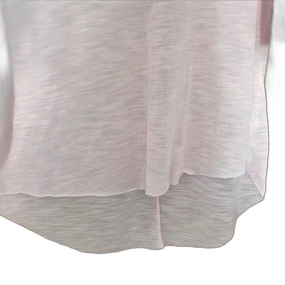 American Eagle AEO Womens Top XXS Pink Jegging T Tee Shirt Hi Lo Round Neck MINT - Picture 6 of 10